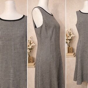 Anne Klein Houndstooth Dress size 14
